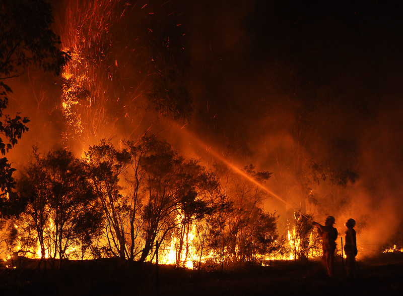 Forest fire in Wales, UK. Credit: Quarrie Photography | Jeff Walsh | Cass Hodge (creative commons license)